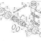 MOUNTAIN CAT 800 Поршень и коленвал
