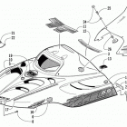 ZL 800 EFI SS (SS BLACK) Капот и ветровое стекло