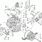 ZR 500 LE Опора двигателя и вариатор