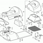 PANTERA 800 EFI ESR Топливный бак и сиденье