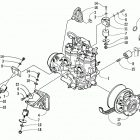 BEARCAT WIDE TRACK Опора двигателя и вариатор