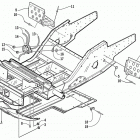 Z 440 SNO PRO Передняя рама и подножки