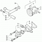 4-STROKE TRAIL Водяной насос и термостат