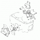 ZL 800 EFI SS (SS BLACK) Water pump  /  water manifold assembly