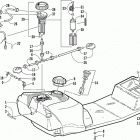 MOUNTAIN CAT 600 EFI Gas tank and fuel pump assemblies