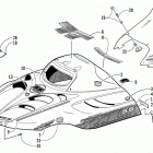 ZL 600 EFI SS Капот и ветровое стекло