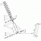 MOUNTAIN CAT 500 Передний амортизатор