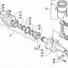 PANTHER 440 Поршень и коленвал