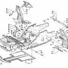 PANTERA 800 EFI ESR Передняя рама и подножки