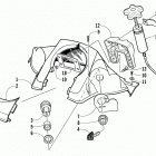 ZR 800 EFI CC (BLACK) Панель приборов и датчики