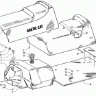 BEARCAT WIDE TRACK Бензобак и сиденье в  сборе
