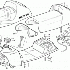 MOUNTAIN CAT 1000 Топливный бак ,сиденье и задний фонарь