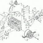 ZRT 600 Опора двигателя и вариатор