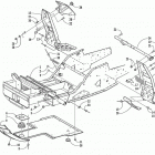 4-STROKE TOURING Передняя рама и подножки