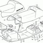 Z 440 Топливный бак ,сиденье и задний фонарь