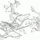 ZL 600 EFI Передняя рама и подножки