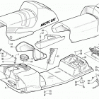 ZR 500 CC (BLACK) Топливный бак ,сиденье и задний фонарь