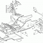 ZR 600 Передняя рама и подножки