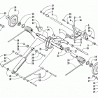 MOUNTAIN CAT 570 Задняя подвеска ,задний рычаг