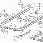 ZRT 600 Рельс скольжения и гусеница