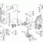 ZL 550 Dropcase and chain tension assembly (esr)