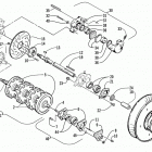 ZRT 600 Вал приводной трака и тормоза