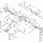 ZR 500 LE Задняя подвеска ,задний рычаг