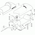 ZR 120 Топливный бак ,сиденье и задний фонарь