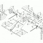 ZR 600 Задняя подвеска ,задний рычаг