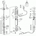 MOUNTAIN CAT 800 Задняя  подвеска, передний амортизатор
