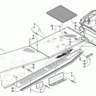 MOUNTAIN CAT 600 EFI Tunnel and rear bumper (le)