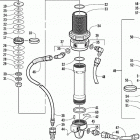 ZR 440 SNO PRO (SNO-CROSS) Rear suspension front arm shock absorber (cross country)