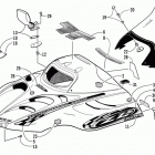 ZR 500 EFI (ESR) Капот и ветровое стекло