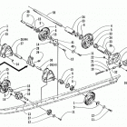 Z 370 Задняя подвеска оси в сборе