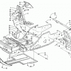 MOUNTAIN CAT 800 Передняя рама и подножки