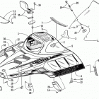 TRIPLE TOURING 600 Капот и ветровое стекло