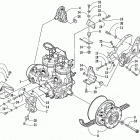 PANTERA 580 EFI Опора двигателя и вариатор