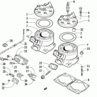 ZR 440 SNO PRO (SNO-CROSS) Цилиндр и головка
