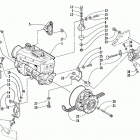 Z 440 Опора двигателя и вариатор