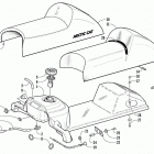 Z 120 Топливный бак ,сиденье и задний фонарь