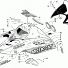 ZR 440 SNO PRO (SNO-CROSS) Капот и ветровое стекло