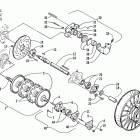 Z 440 SNO PRO Вал приводной трака и тормоза