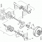 PANTERA 580 EFI Вал приводной трака и тормоза
