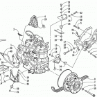 ZR 600 EFI Опора двигателя и вариатор