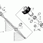 ZR 700 (BLACK) Задняя подвеска ,задний амортизатор