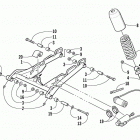 Z 440 SNO PRO Задняя подвеска , амортизатор