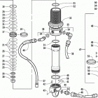 Z 440 SNO PRO Задняя  подвеска, передний амортизатор