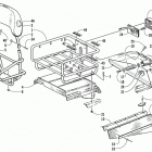BEARCAT WIDE TRACK Rack, backrest, hitch, & taillight assemblies