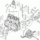 PANTERA 1000 Опора двигателя и вариатор