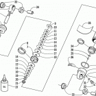 ZRT 600 Задняя подвеска ,задний амортизатор